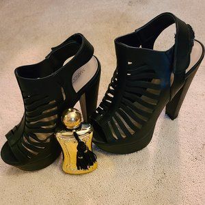 Marcorepublic Size 7 Faux Leather Platforms - BRAND NEW